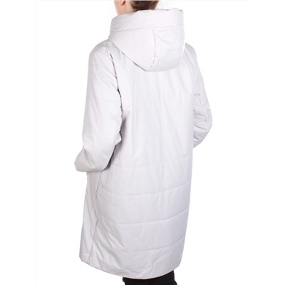 M820 GRAY Пальто демисезонное женское (100 гр. синтепон)