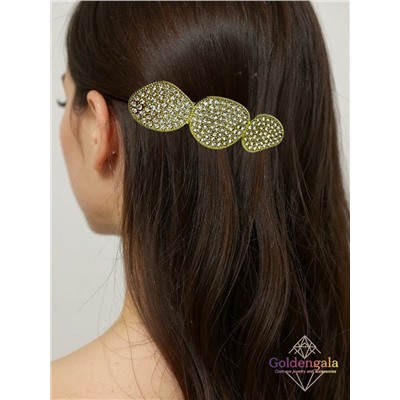Заколка автомат для волос со стразами «Блеск элегантности» ЭЛЗ15/01