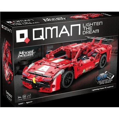Конструктор 54007 Lighting Flame RC supercar 571дет