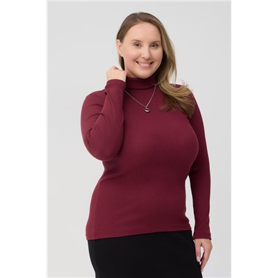 Джемпер женский 21-340L11-WB бордо