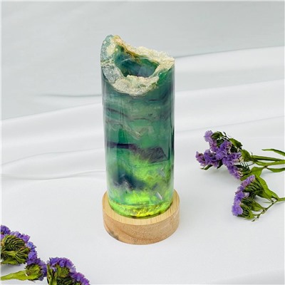 Радуга Самоцветов Лампа из Флюорита