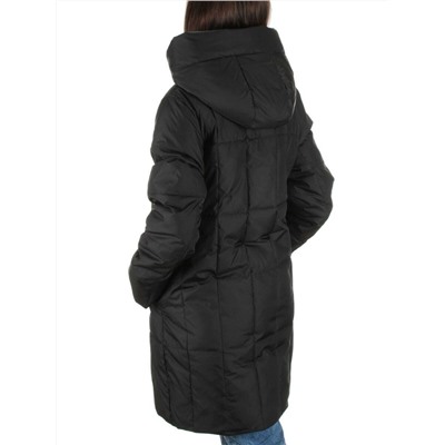 22342 BLACK Куртка зимняя женская (150 гр. холлофайбера)
