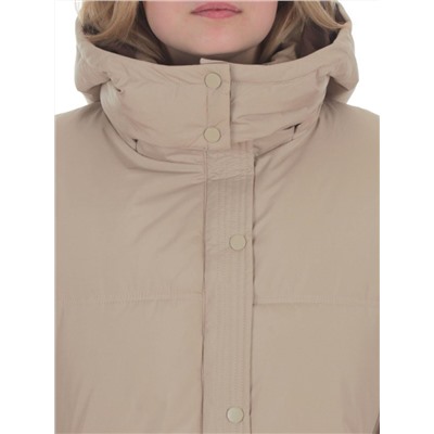 S24-292 BEIGE Куртка зимняя женская (150 гр. холлофайбер)