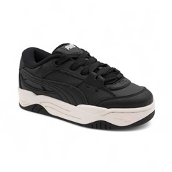 Кроссовки из натуральной кожи В303-2 черные