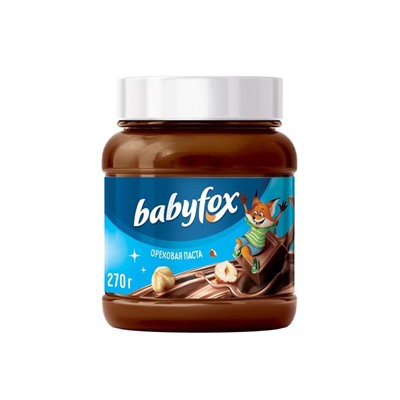 «BabyFox», паста шоколадно-ореховая, 270 г