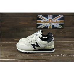 New Balance 574 из натуральной замши и текстиля