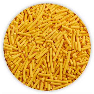 Кондитерская посыпка Фигурная (вермишель желтая) 50 гр/ФСД