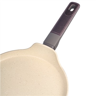 СКОВОРОДА БЛИННАЯ С АНТИПРИГАРНЫМ ПОКРЫТИЕМ PFLUON MARBLE, 22*4,3 СМ