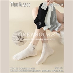 ЖЕНСКИЕ УКОРОЧЕННЫЕ НОСКИ АССОРТИ ОТЛИЧНОГО КАЧЕСТВА TURKAN 0155
