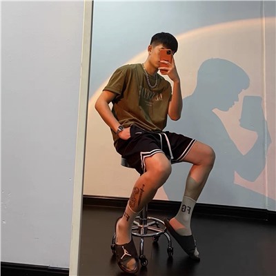 Cotton trend knee socks for men and women, mid-length