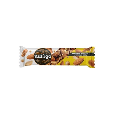 «Nut&Go», батончик миндальный, 34 г (упаковка 18 шт)