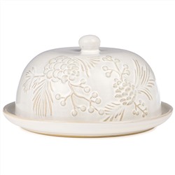 БЛЮДО СЕРВИРОВОЧНОЕ С КРЫШКОЙ КОЛЛЕКЦИЯ "PINE CONES", 19,6*19,6*10,5 СМ