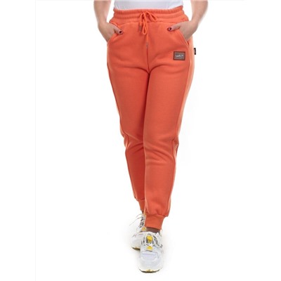 01 ORANGE Брюки спортивные женские на флисе (100% хлопок) 7986