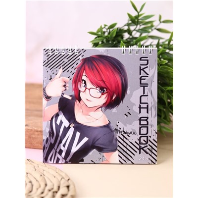 Cкетчбук "Аниме", 145х145 24л