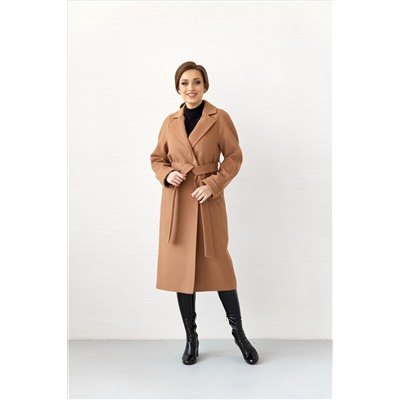 Пальто женское демисезонное 22555  (кэмел)