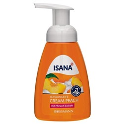 ISANA SchaumSeife "Cream Peach" Пена -мыло Персиковый крем 225 г