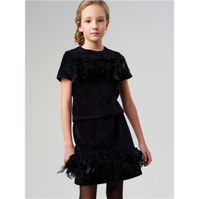 Комплект для девочки: джемпер, юбка