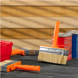 Кисть-ракля, 50х140 мм, натуральная щетина, пластмассовый корпус, пластмассовая ручка Sparta