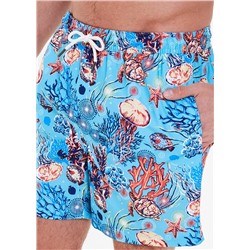 Reef Print Swim Shorts