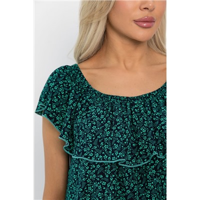 Платье Элинор макси (зеленое) П13759-12М