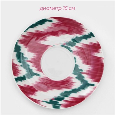 Сервиз чайный Доляна Askım, 12 предметов: 6 чашек 250 мл, 6 блюдец d=15 см, фарфор