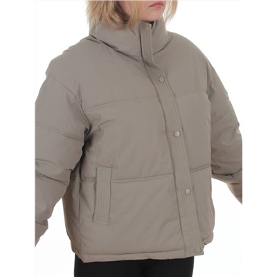24-232 GREEN (LT. OLIVE) Куртка зимняя женская (150 гр. холлофайбер)