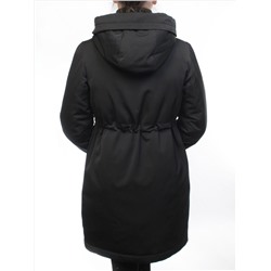 18602 BLACK Пальто демисезонное женское (100 гр. синтепон)