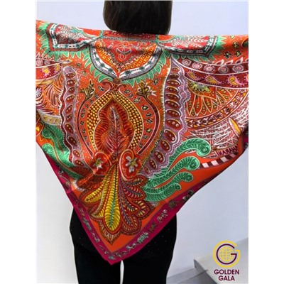 Платок шелковый большой "Парижанка" Арт 2428/53