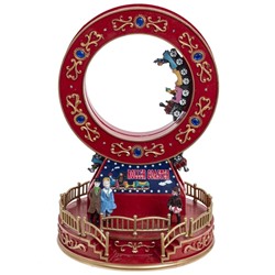 GAEM Фигурка декоративная "Рождество" (4 мелодии, подсвет, движ, 3xAA н/п, +USB), L19 W19 H28 см