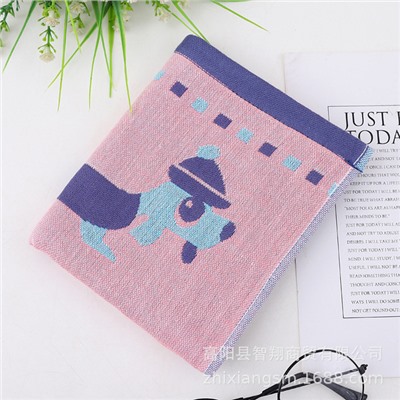 Gauze cartoon children's sweat towel, wholesale