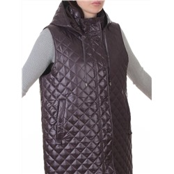 802 DK. VIOLET Жилет утепленный женский (50 гр. синтепон)
