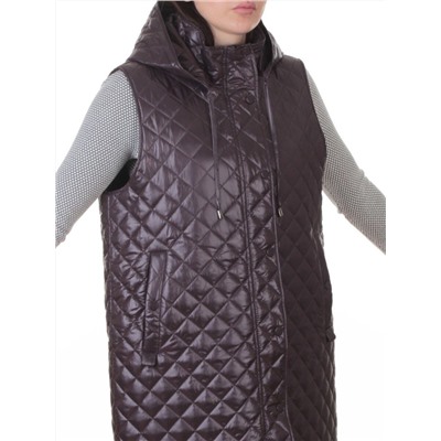 802 DK. VIOLET Жилет утепленный женский (50 гр. синтепон)