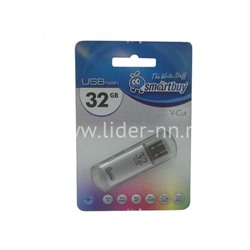 USB Flash  32GB SmartBuy V-Cut серебро