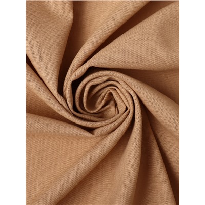 Шторы для кухни Этель ECO, бежевые, 136×180 см - 2 шт., подхваты - 2 шт., 70% хлопок, 30% лён, 190 г/м²