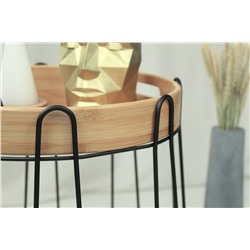 Столик кофейный SHT-CT26
                        черный муар / прозрачный лак