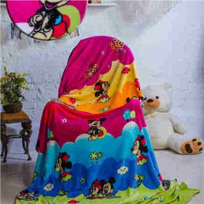 Декоративная подушка из велсофта  Микки и Минни