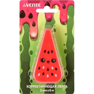 Корректор роллер  "deVENTE. Watermelon" 5ммx6м красный корпус 4062323/12/Китай