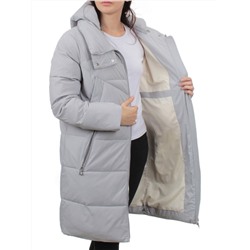 98720 LT. GRAY Пальто зимнее женское (холлофайбер 150 гр.)