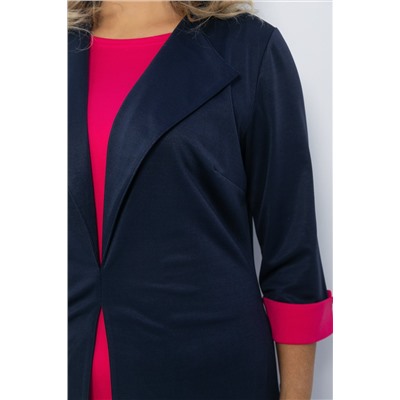 Платье На шпильке (темно-синее) П12676-4