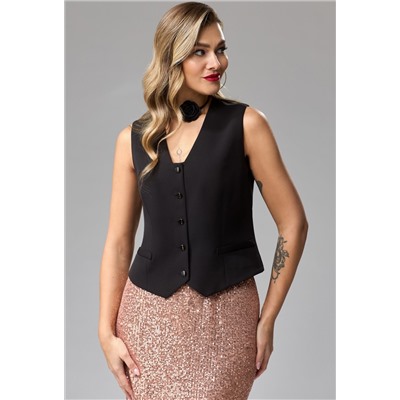 Жилет Gizart 11156 чёрный