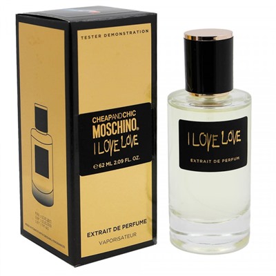 Tester Extrait de Perfume Moschino Cheap and Chic I Love Love for women 62 ml