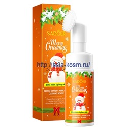 Очищающий мусс-пенка для умывания Sadoer с аминокислотами и витамином С (74584)