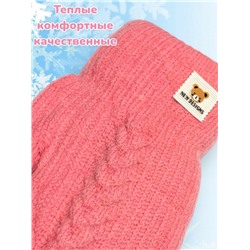 Варежки теплые подростковые для девочек Арт 2023/11 тип 2