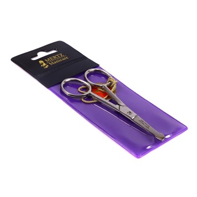 Ногтевые ножницы 650 для усов и носа, 11 см, Mertz