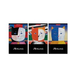 Записная книга на скобе ErichKrause® Мяулевич, 112х181 мм, 32 листа, в точку