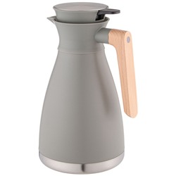 ВАКУУМНЫЙ КУВШИН (ТЕРМОС) AGNESS ИЗ НЕРЖ.СТАЛИ 1,5Л ЦВЕТ СЕРЕБРО