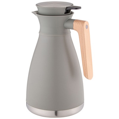 ВАКУУМНЫЙ КУВШИН (ТЕРМОС) AGNESS ИЗ НЕРЖ.СТАЛИ 1,5Л ЦВЕТ СЕРЕБРО