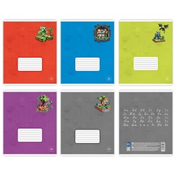 Тетрадь А5 "My Game", 12 л, линейка, обл. 190 г/м2+ВД-лак, mix