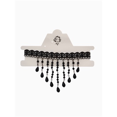 Чокер «Госпожа» россыпь бусин, цвет чёрный, L=31 см