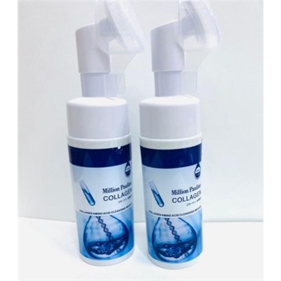 Пенка для умывания с щеточкой с Коллагеном Million Pauline Collagen, 150 мл